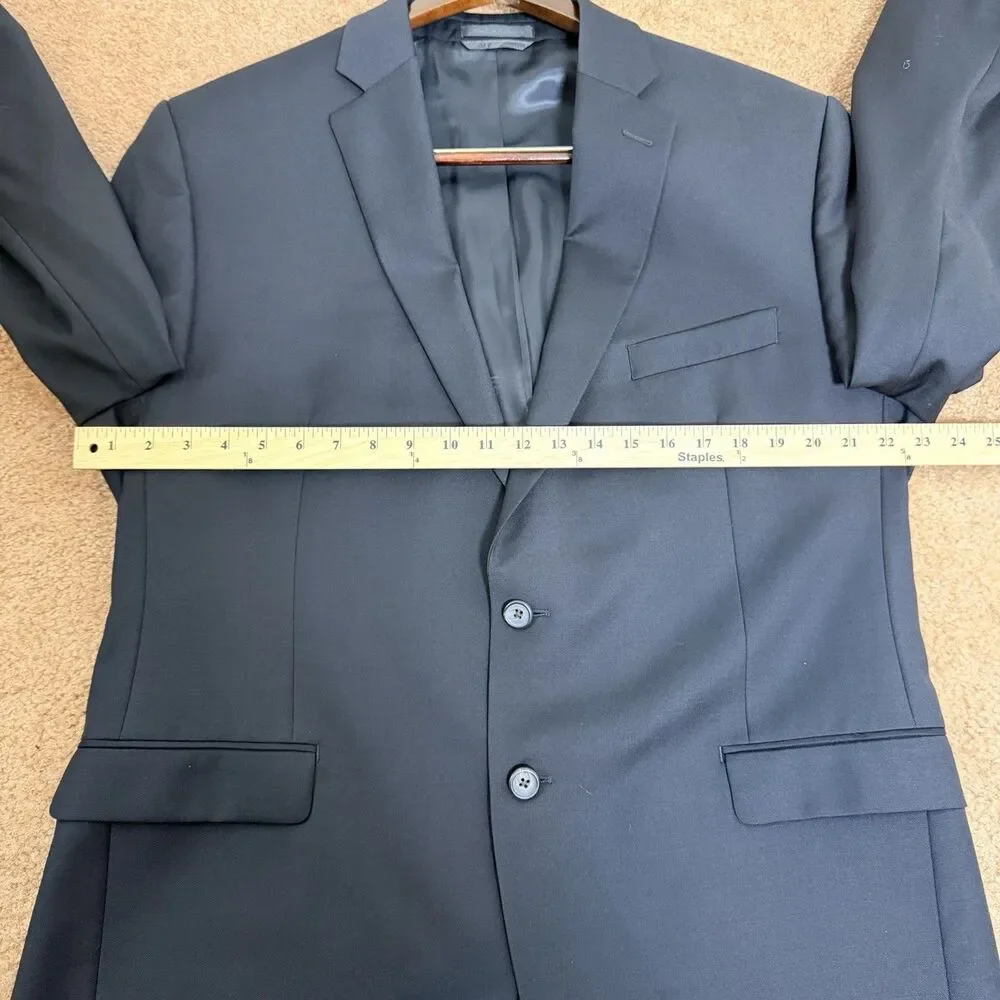 Lauren Ralph Lauren Blazer 44R Black 100% Wool Sport Coat Men’s